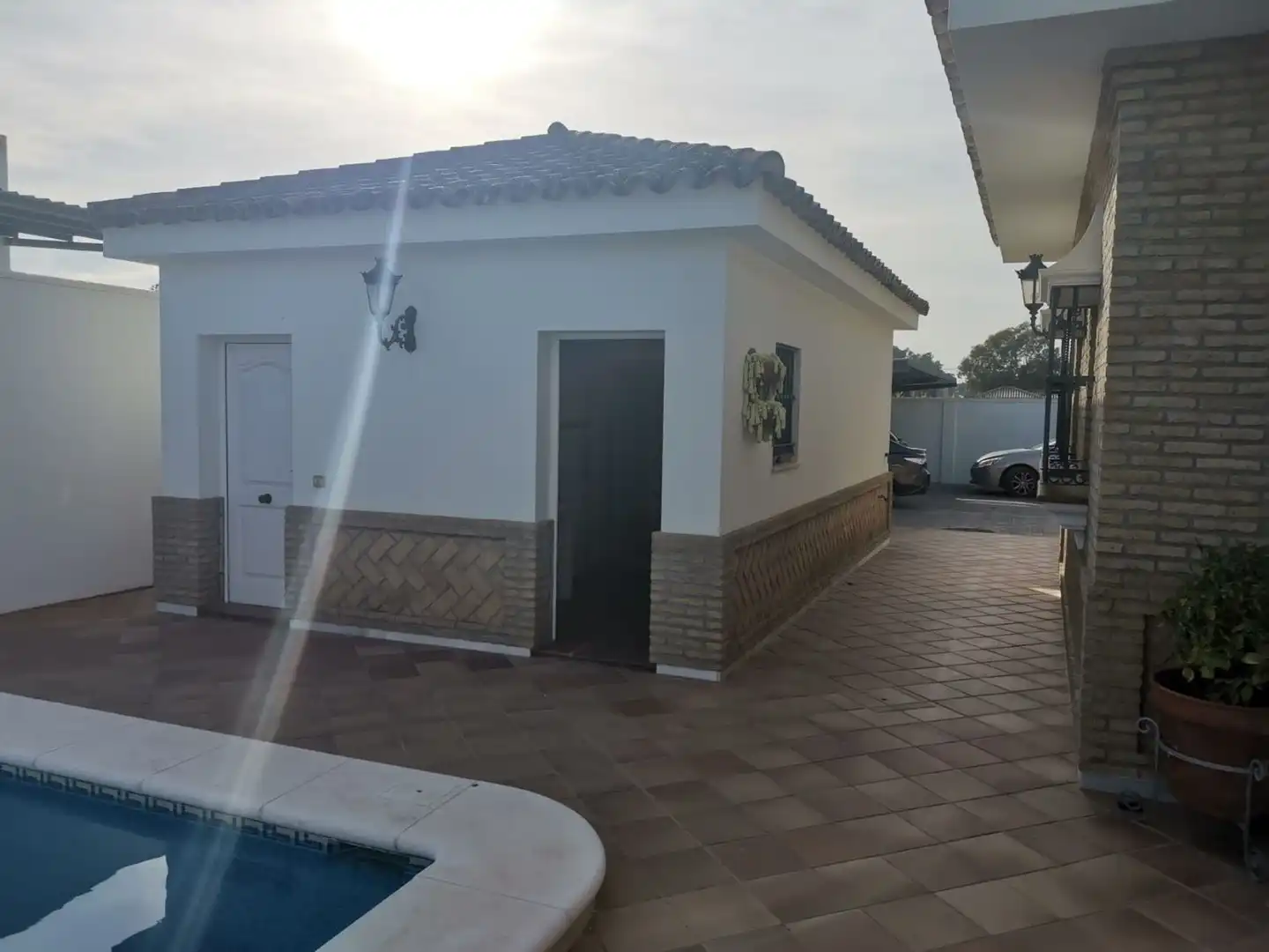 Piscina de Casa o xalet en venda en Chiclana de la Frontera amb Aire condicionat, Calefacció i Jardí privat