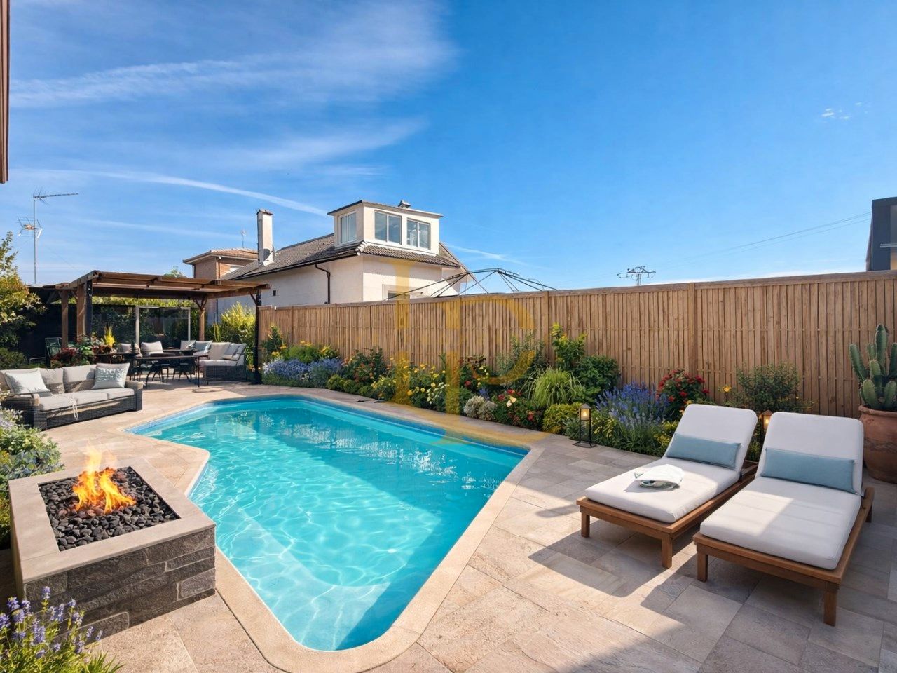 Swimming pool of House or chalet for sale in Torrejón del Rey  with Air Conditioner, Heating and Private garden