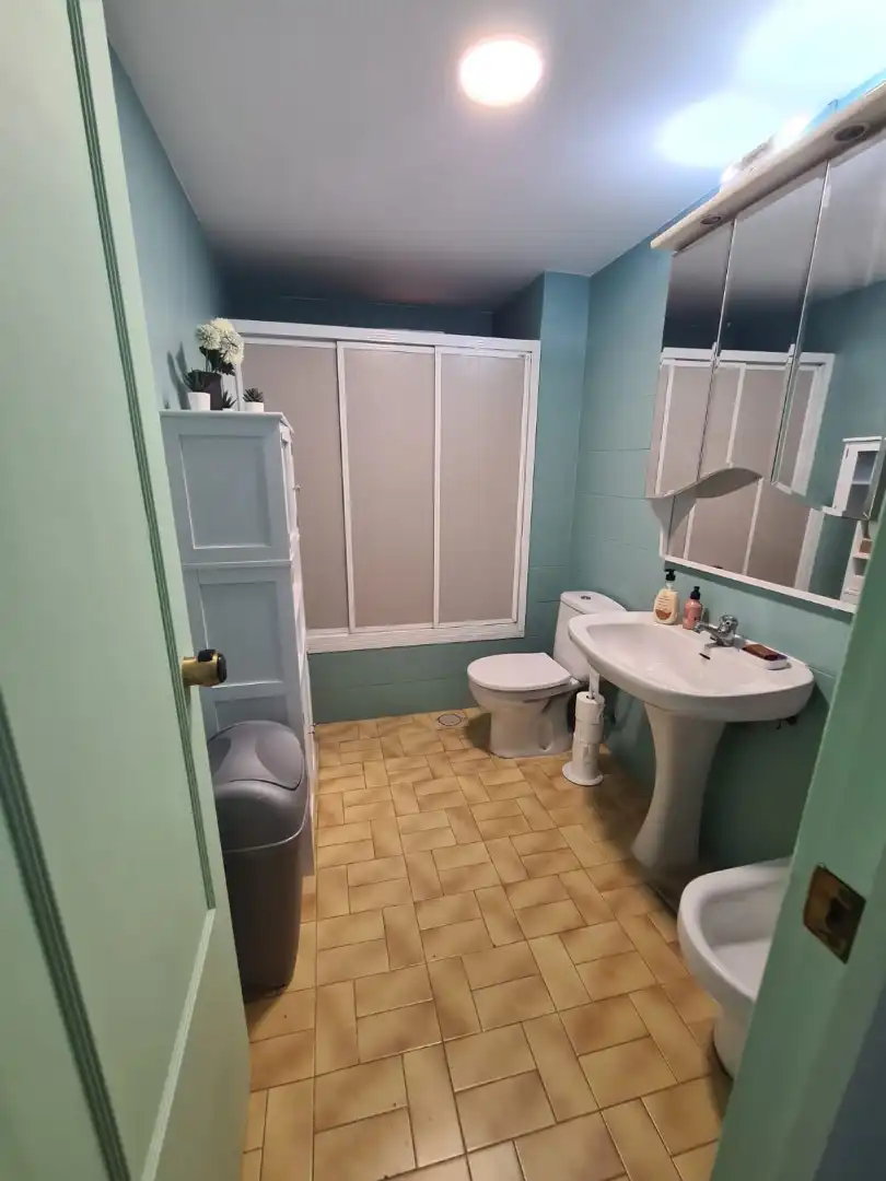 Bathroom of Flat for rent in Torremolinos  with Terrace, Furnished and Oven