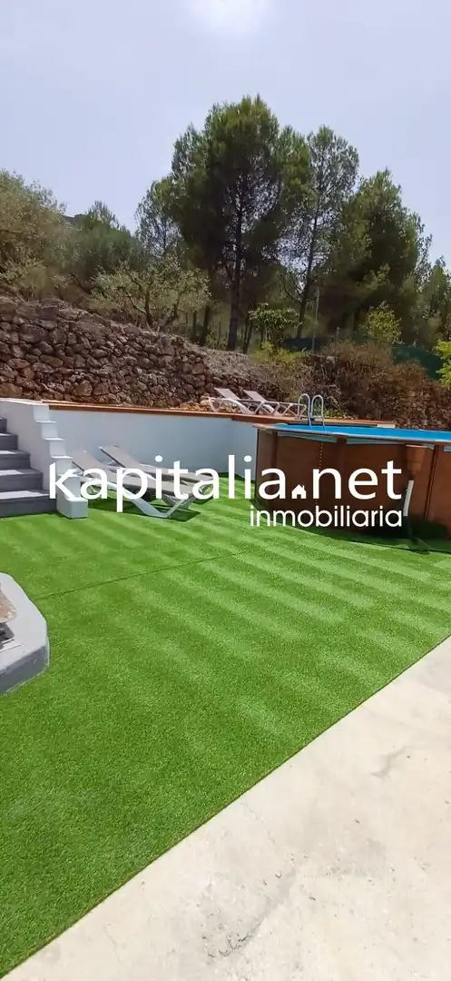 Terrassa de Casa o xalet en venda en Albaida amb Aire condicionat, Traster i Piscina