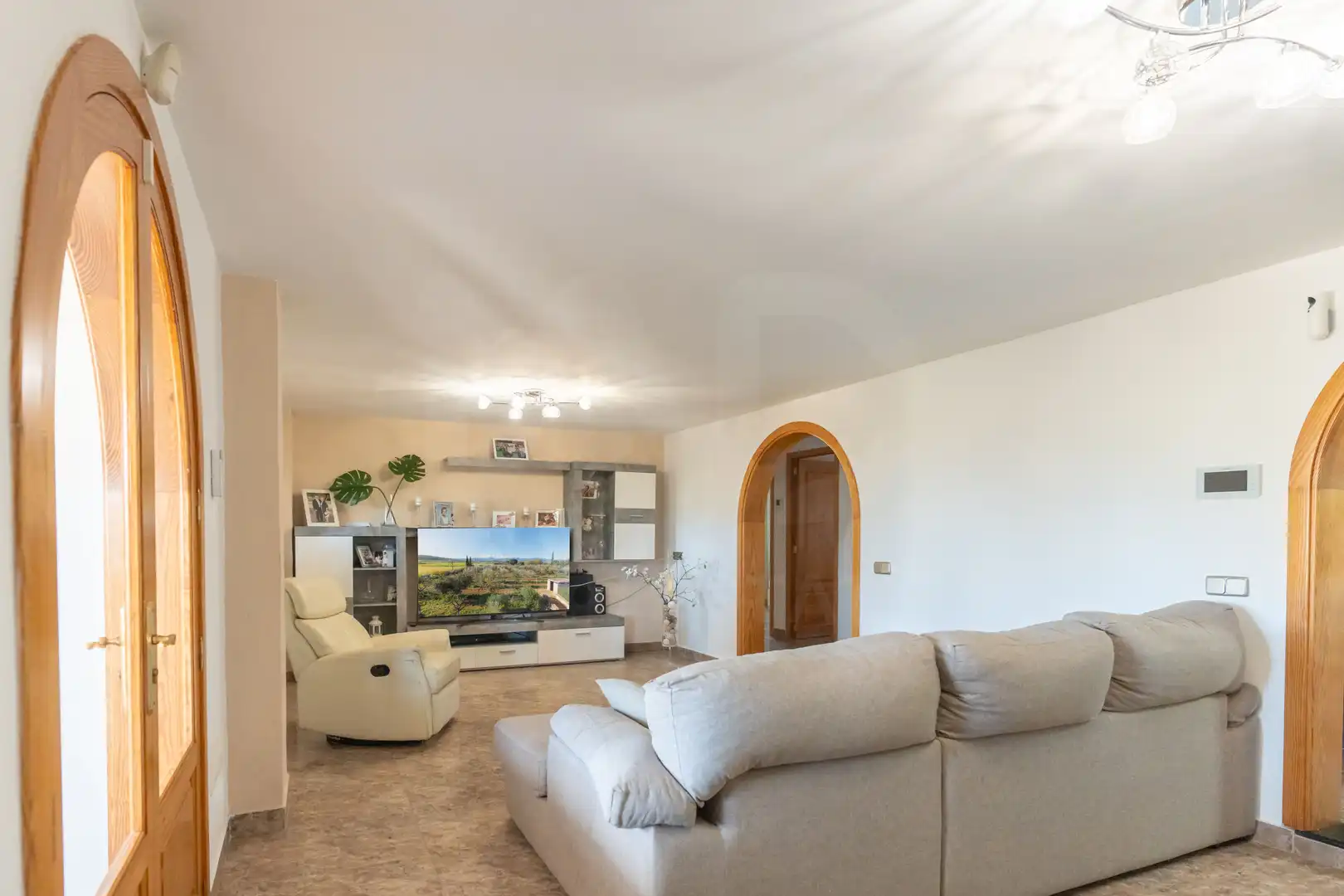 Sala d'estar de Casa o xalet en venda en Santa Eugènia amb Aire condicionat, Calefacció i Terrassa