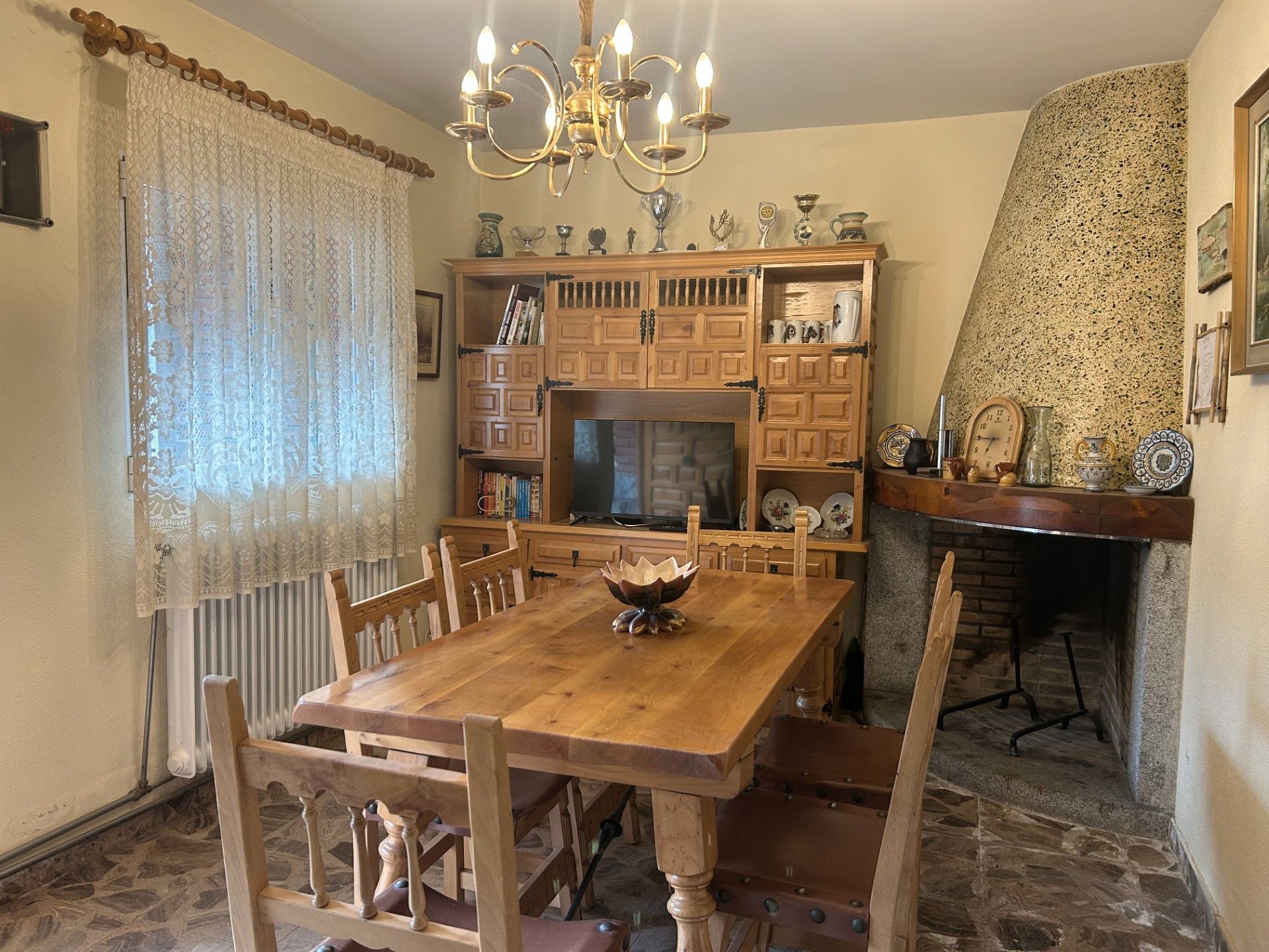 Comedor de Casa adosada en venta en Navas del Rey con Calefacción, Terraza y Trastero