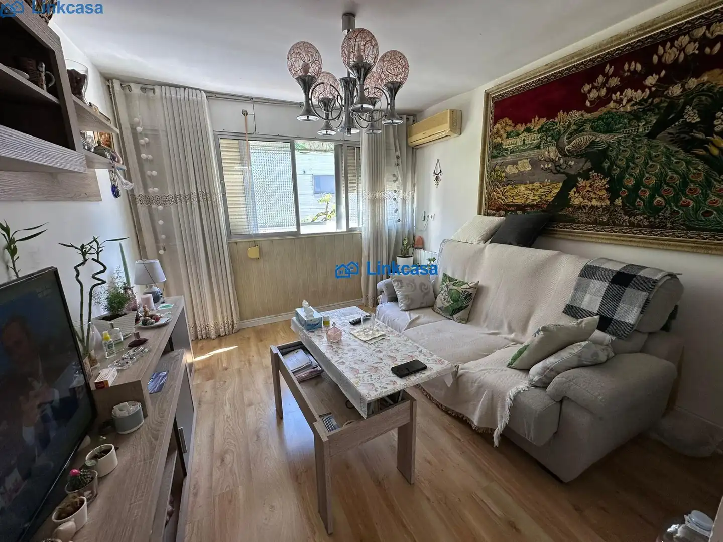 Living room of Flat for sale in Madrid  with Air Conditioner and Heating