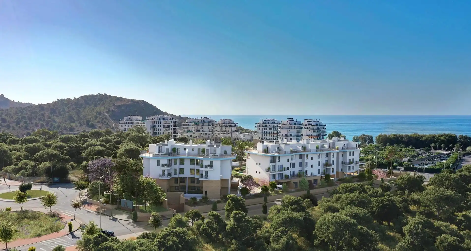 Vista exterior de Planta baixa en venda en Villajoyosa / La Vila Joiosa amb Jardí privat, Terrassa i Piscina comunitària