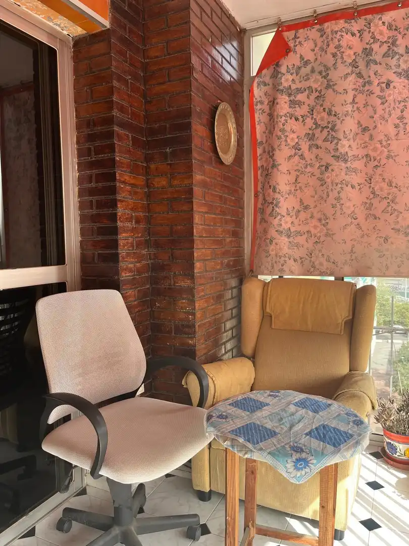 Living room of Flat for sale in Málaga  with Terrace and Furnished