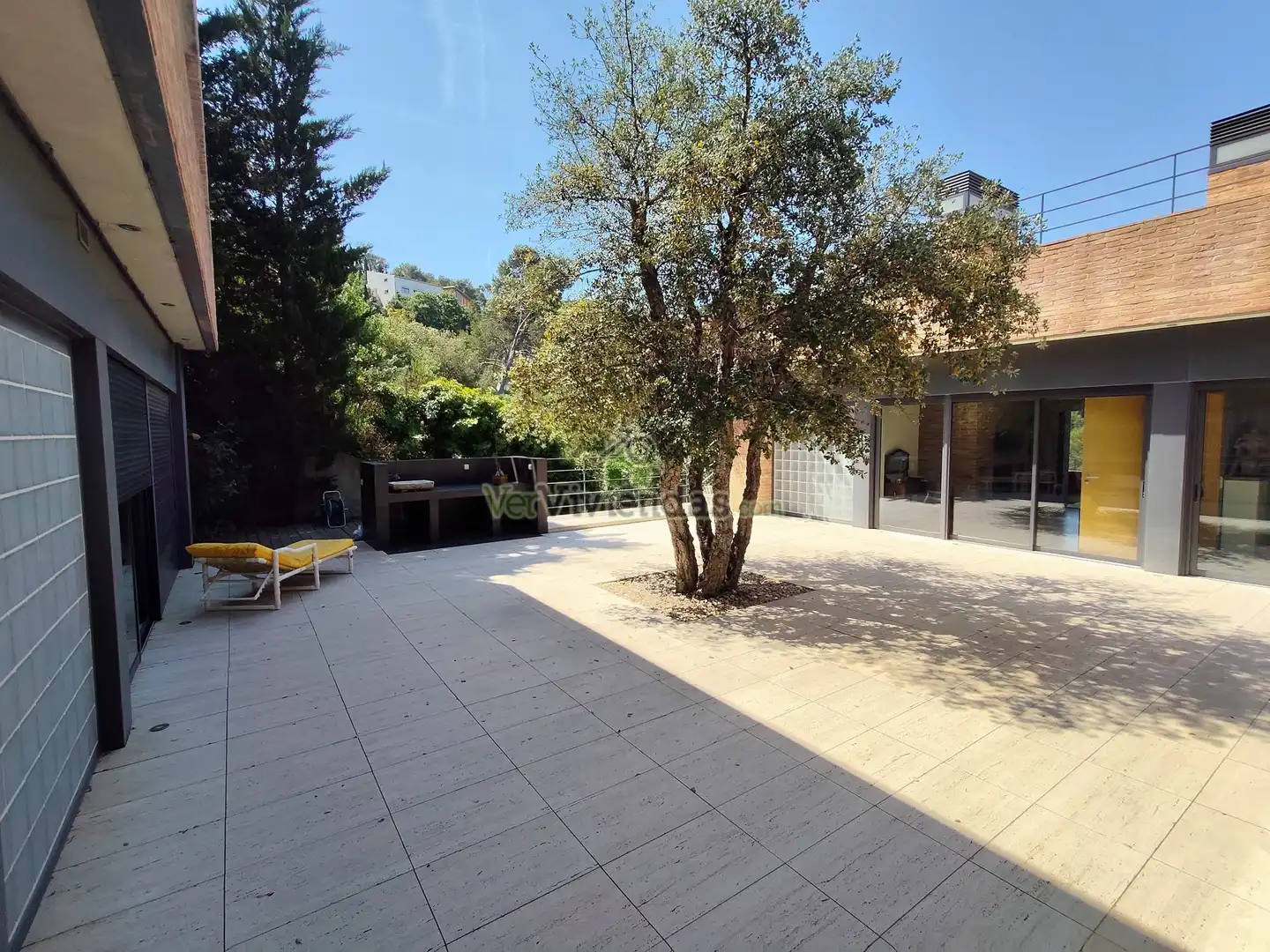 Terrassa de Casa o xalet en venda en Sant Cugat del Vallès amb Aire condicionat, Calefacció i Jardí privat