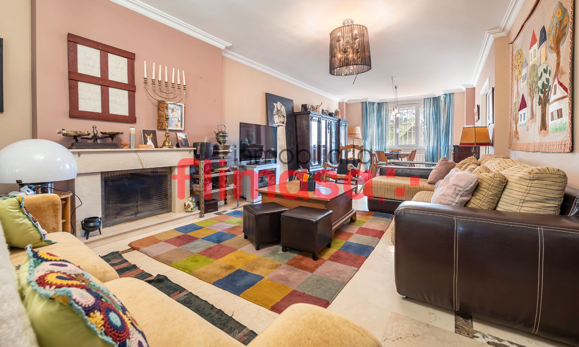 Sala de estar de Casa o chalet en venta en Villaviciosa de Odón con Aire acondicionado, Calefacción y Jardín privado