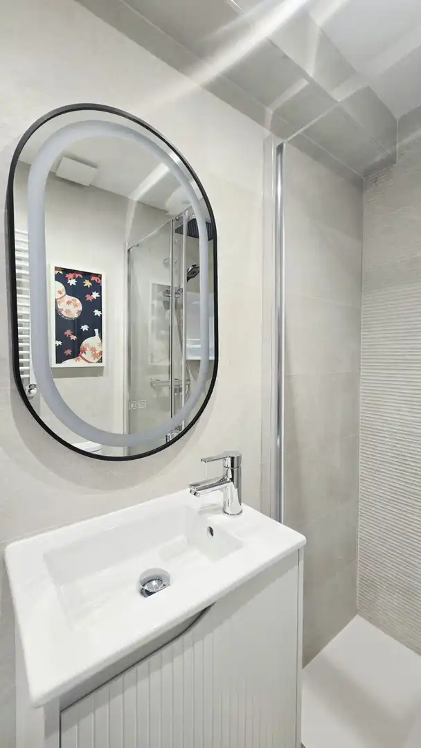 Baño de Piso de alquiler en Madrid con Aire acondicionado, Calefacción y Terraza