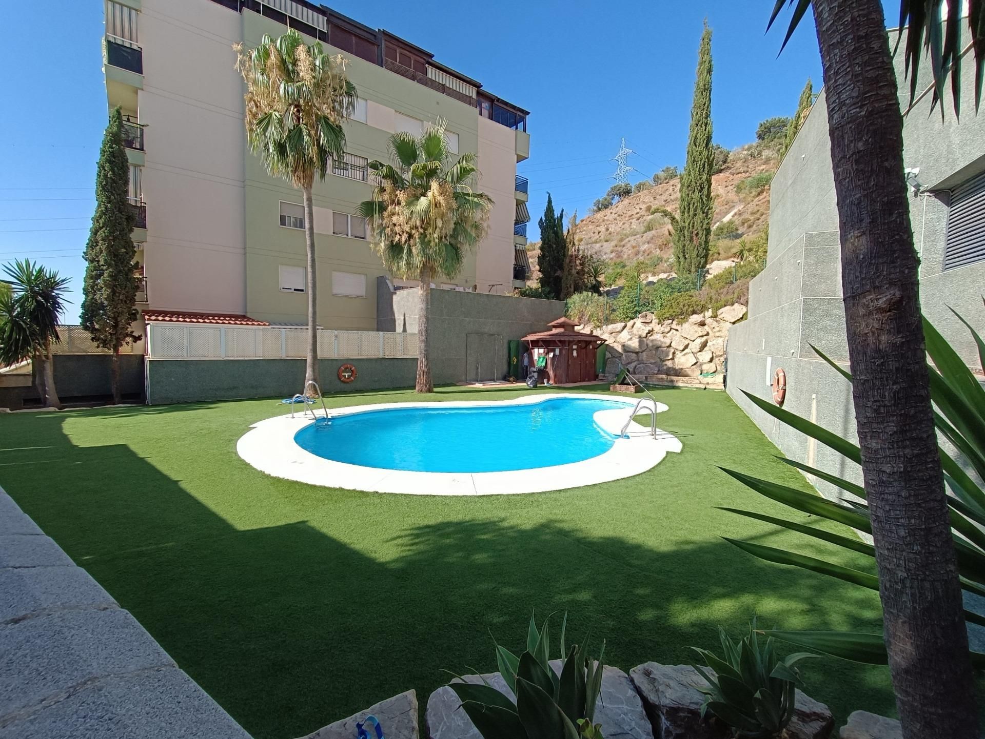 Swimming pool of Flat for sale in Málaga Capital  with Private garden, Terrace and Community pool