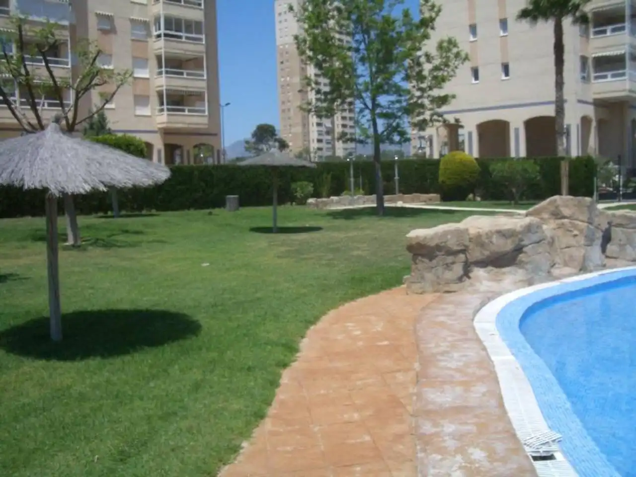 Swimming pool of Flat for rent in El Campello  with Air Conditioner, Heating and Terrace