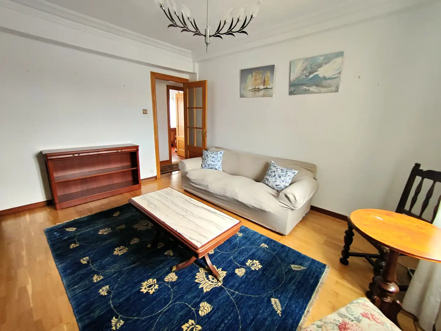 Living room of Flat for rent in Santander  with Heating and Parquet flooring