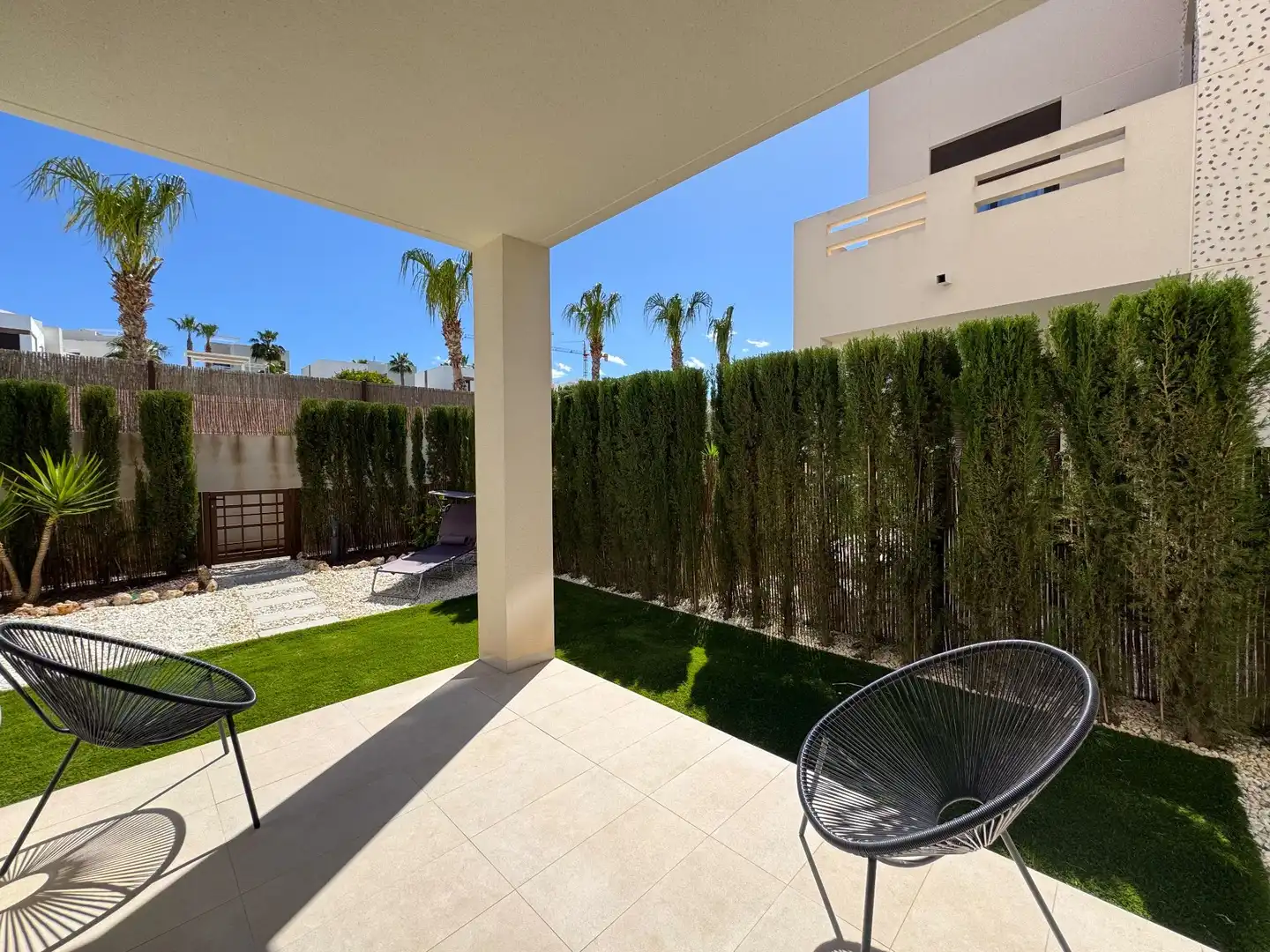 Terrasse von Haus oder Chalet zum Verkauf in Algorfa mit Klimaanlage, Heizung und Privatgarten