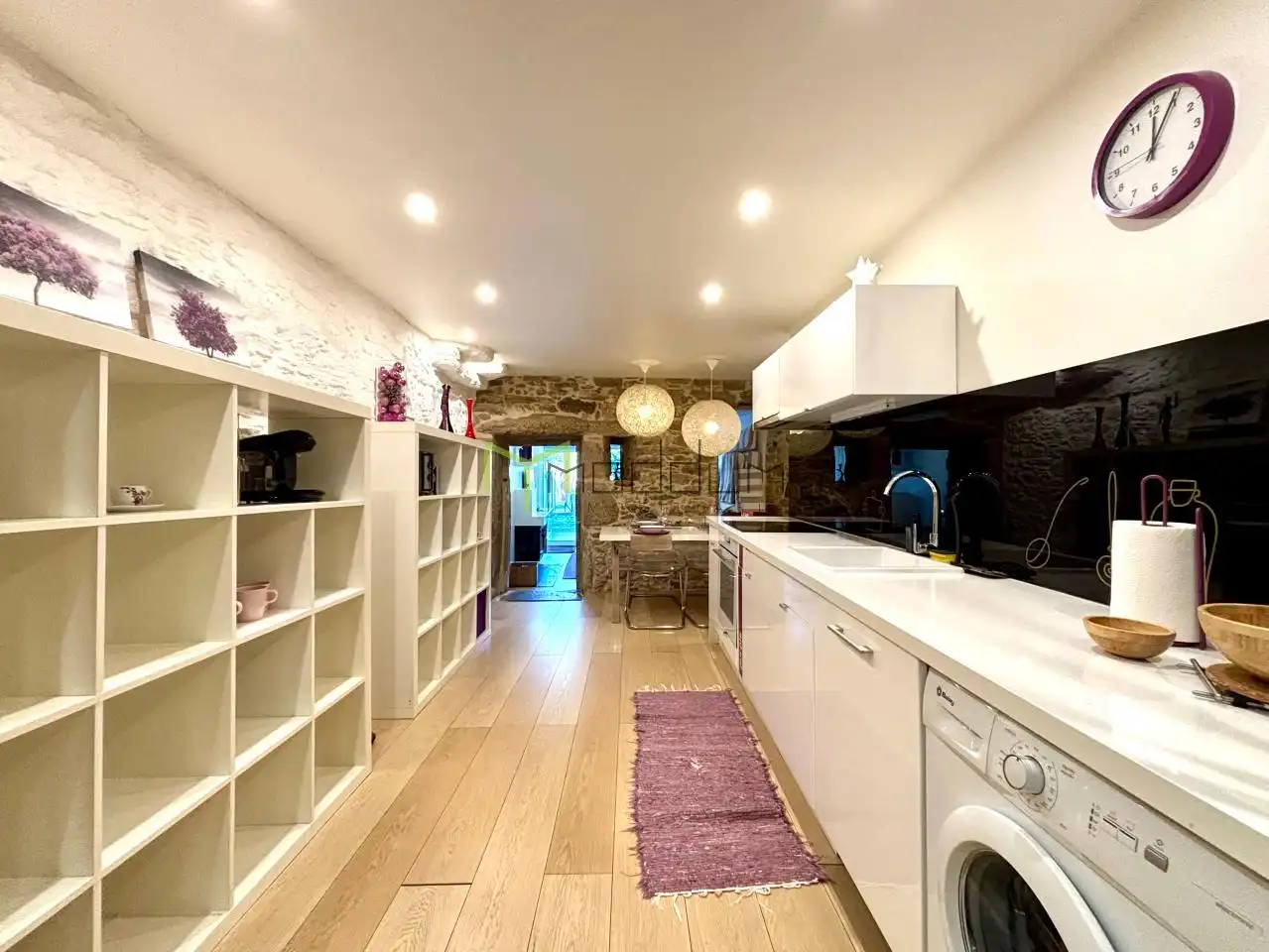Cocina de Casa o chalet en venta en Santiago de Compostela  con Calefacción, Jardín privado y Amueblado