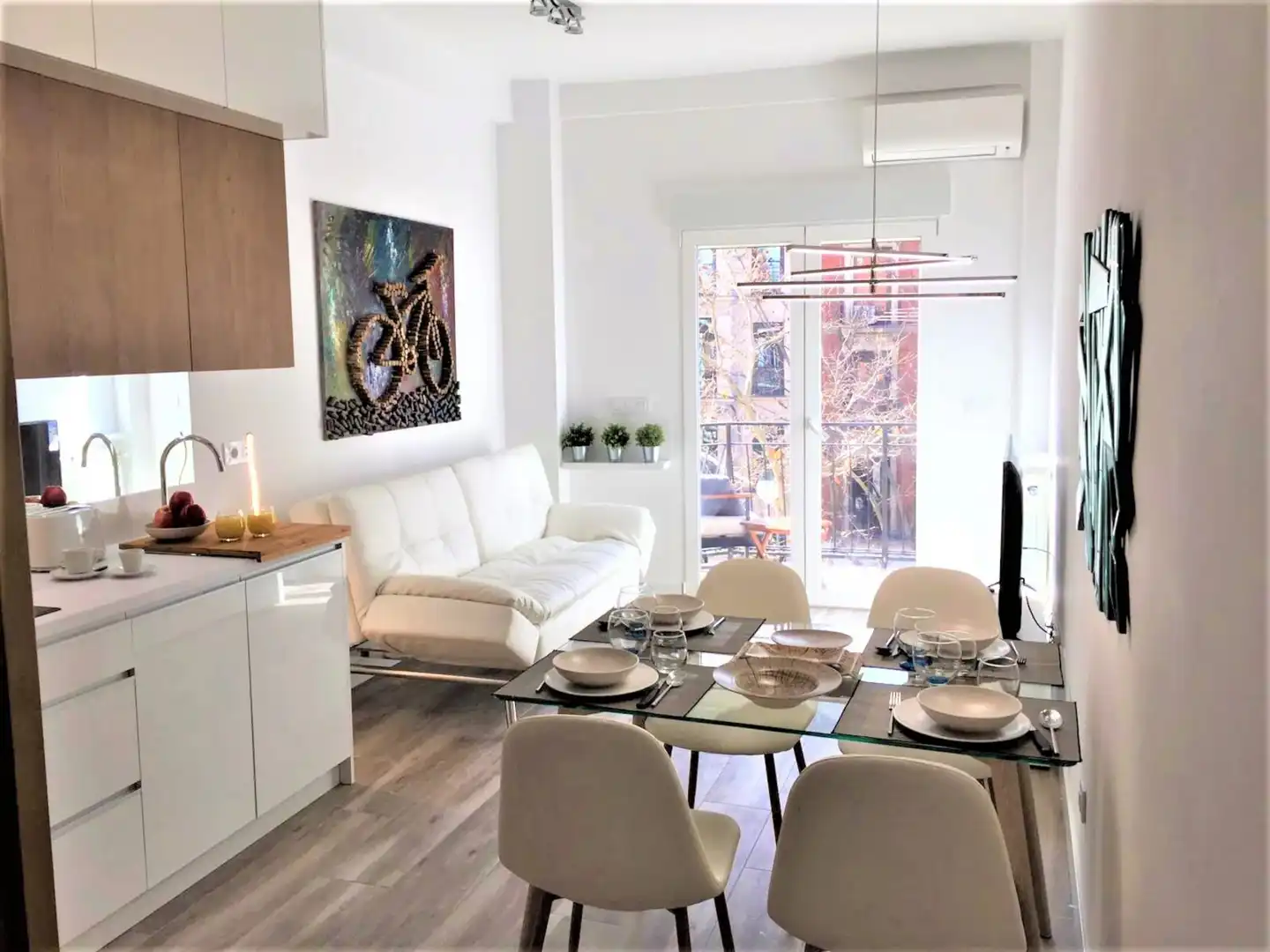 Dining room of Flat for rent in Centro