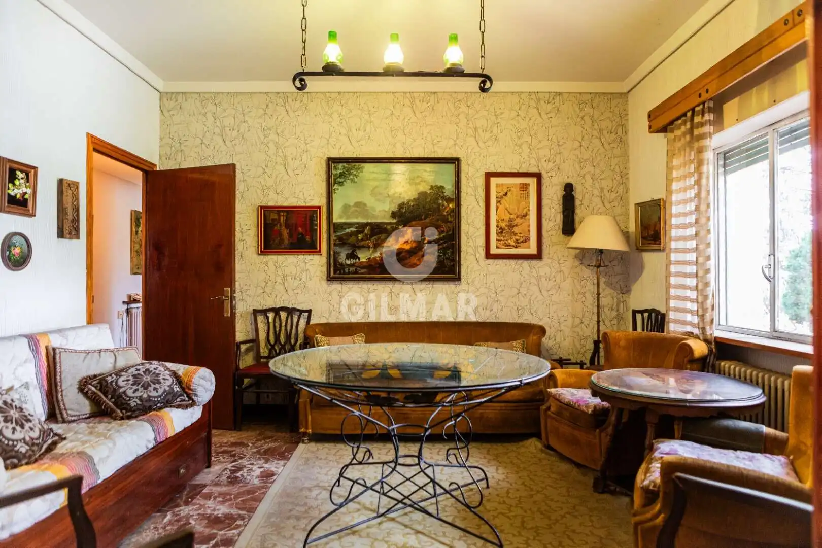 Sala de estar de Casa o chalet en venta en Collado Villalba con Calefacción, Jardín privado y Piscina
