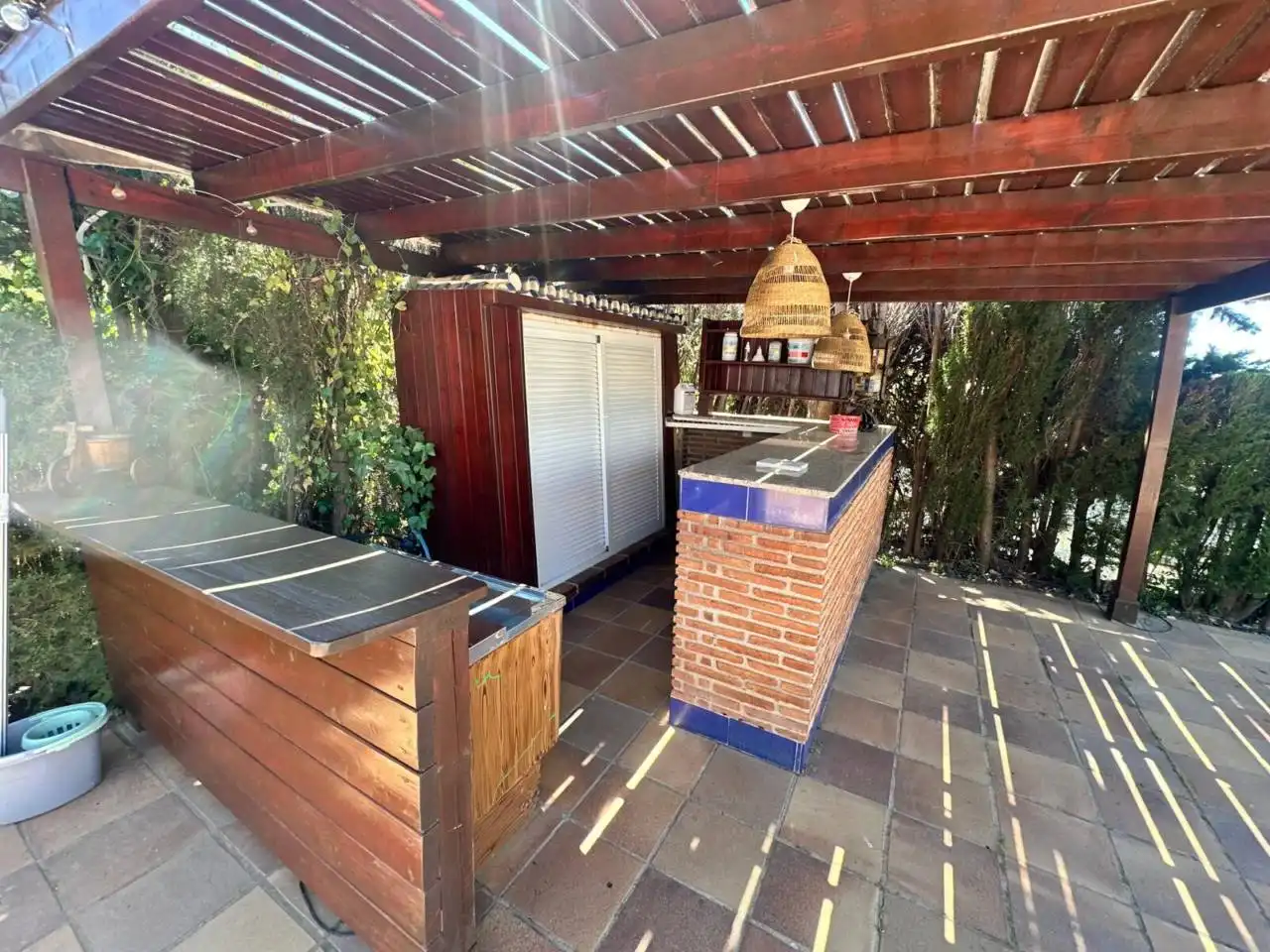 Terrassa de Casa o xalet de lloguer en Marbella amb Jardí privat, Terrassa i Piscina