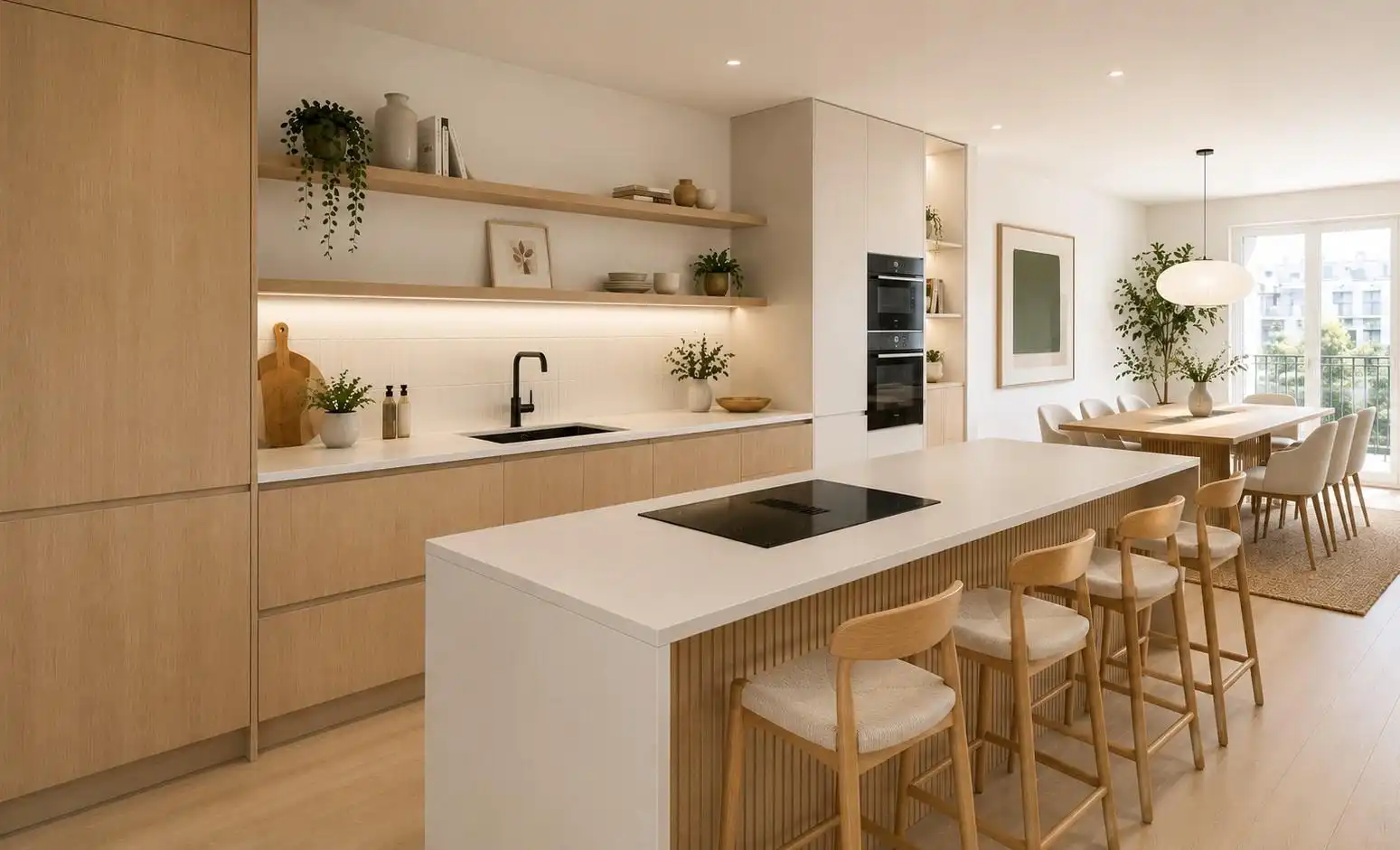 Cocina de Piso en venta en Zaragoza con Calefacción, Trastero y Balcón