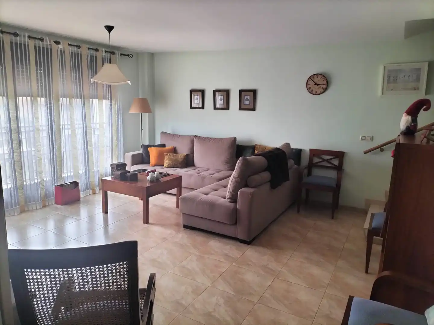 Living room of Detached homes for sale in Plasencia  with Air Conditioner, Heating and Private garden