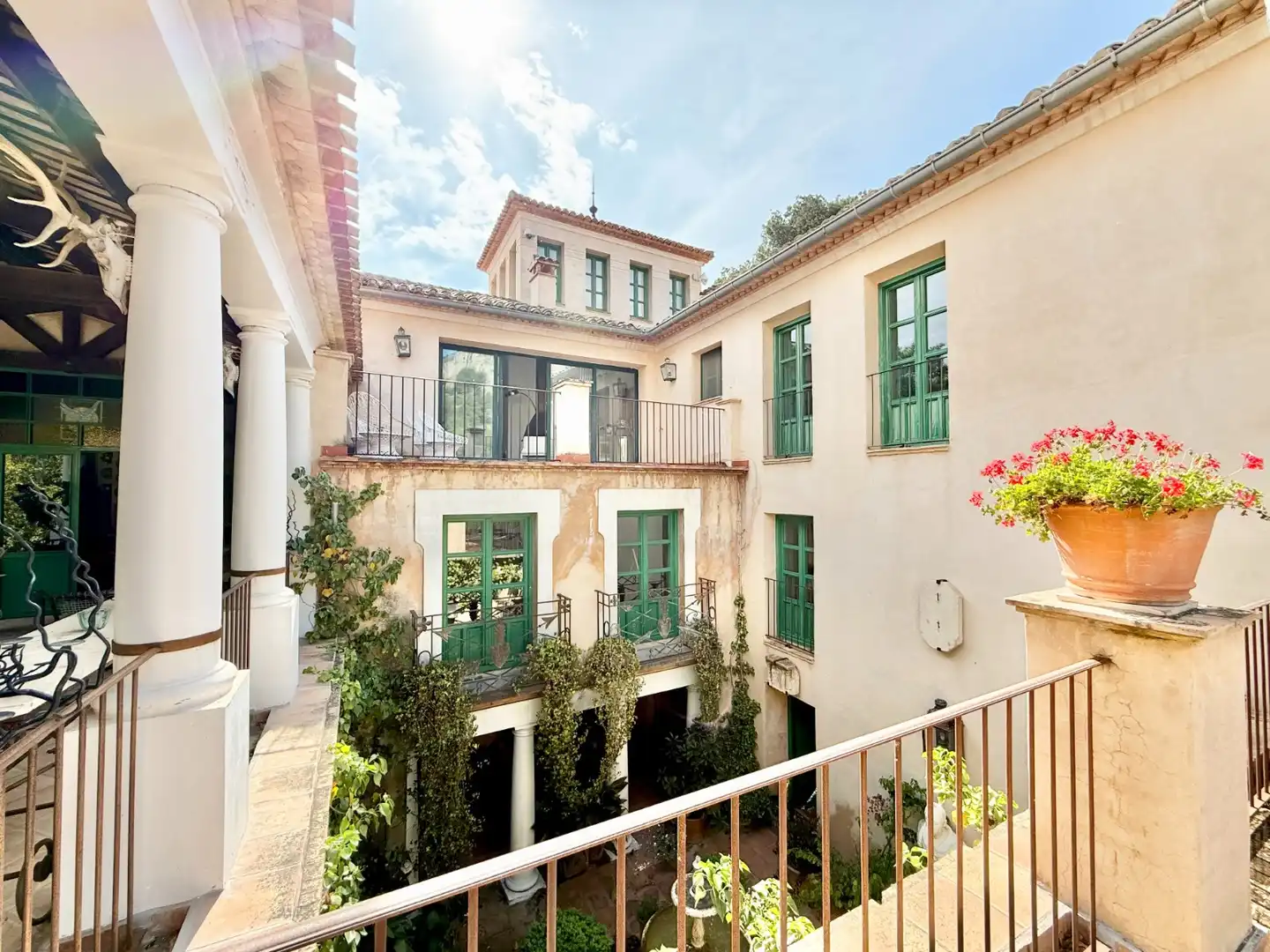 Vista exterior de Finca rústica en venda en Alcoleja amb Aire condicionat, Jardí privat i Terrassa