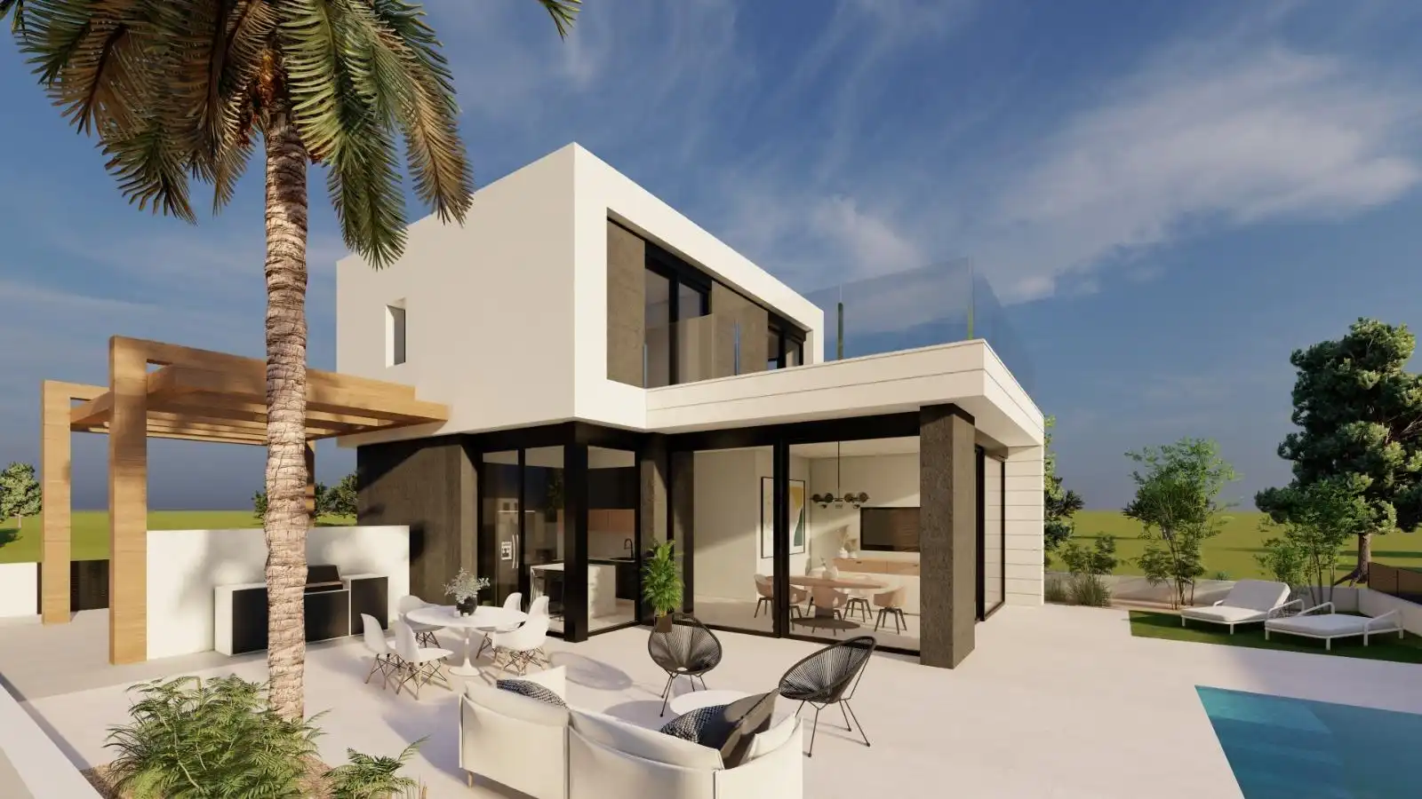 Villa avec piscine à vendre à El Pinar de Campoverde