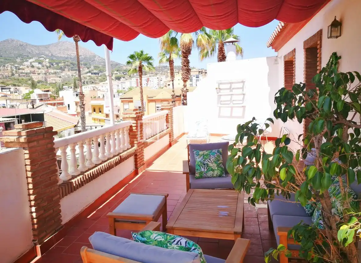 Terraza de Casa o chalet en venta en Málaga con Aire acondicionado, Terraza y Trastero
