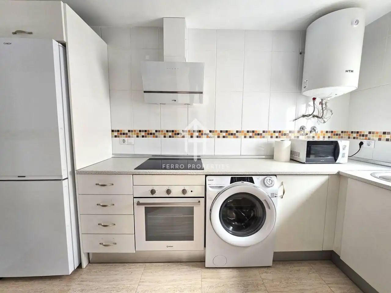Cocina de Piso de alquiler en Loja con Aire acondicionado, Amueblado y Balcón