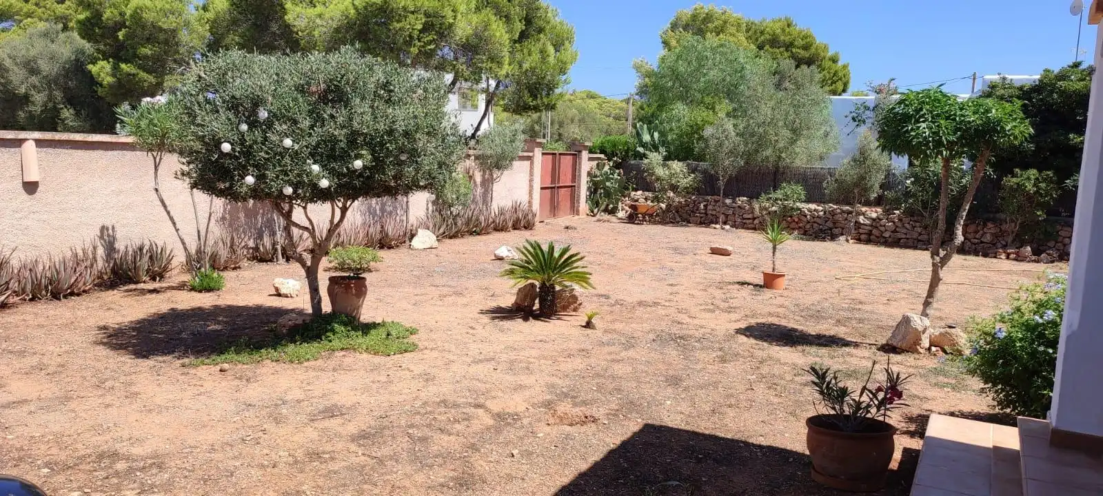 Jardí de Finca rústica de lloguer en Santanyí