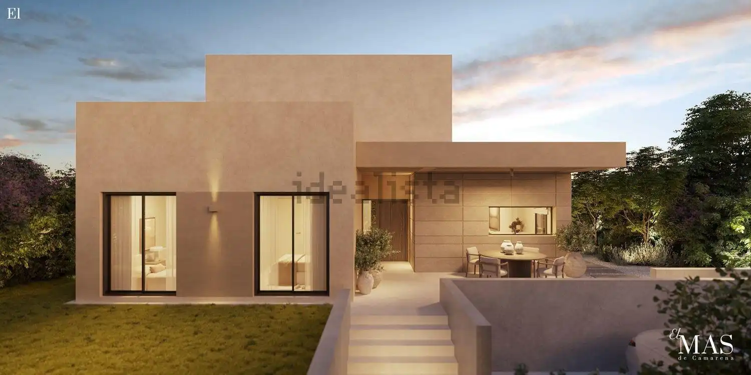 Vista exterior de Casa o xalet en venda en Bétera amb Aire condicionat, Jardí privat i Terrassa