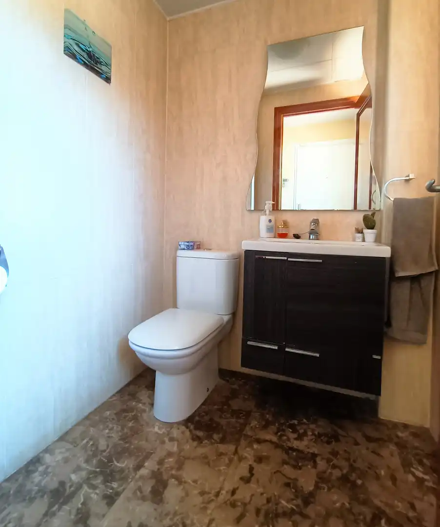Bany de Casa adosada en venda en Cambrils amb Aire condicionat, Calefacció i Jardí privat