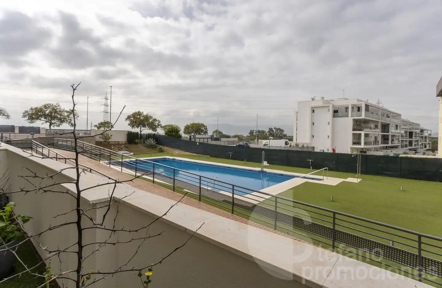 Swimming pool of Ground floor for sale in Málaga  with Air Conditioner, Private garden and Parquet flooring