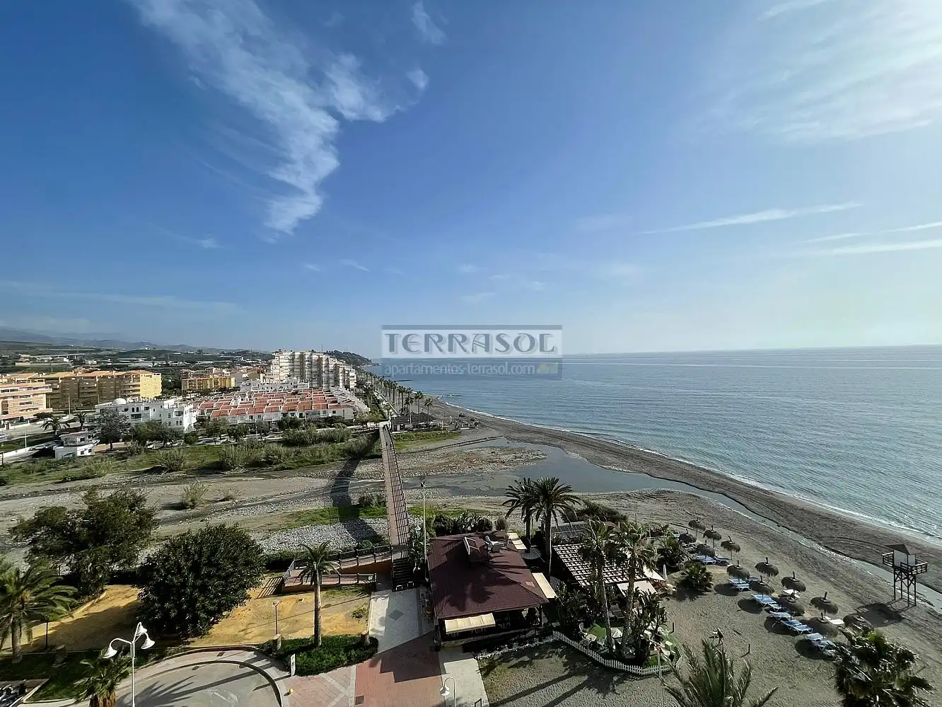 Vista exterior de Estudi de lloguer en Algarrobo amb Aire condicionat, Calefacció i Moblat