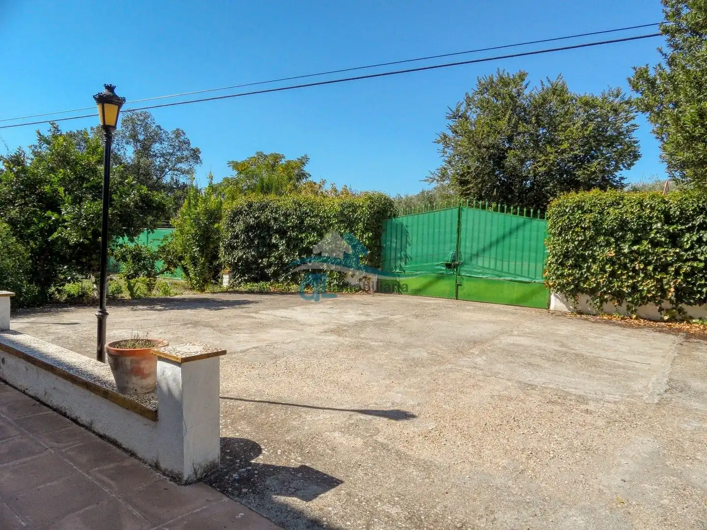 Jardí de Finca rústica en venda en Villanueva de la Reina amb Aire condicionat, Jardí privat i Terrassa