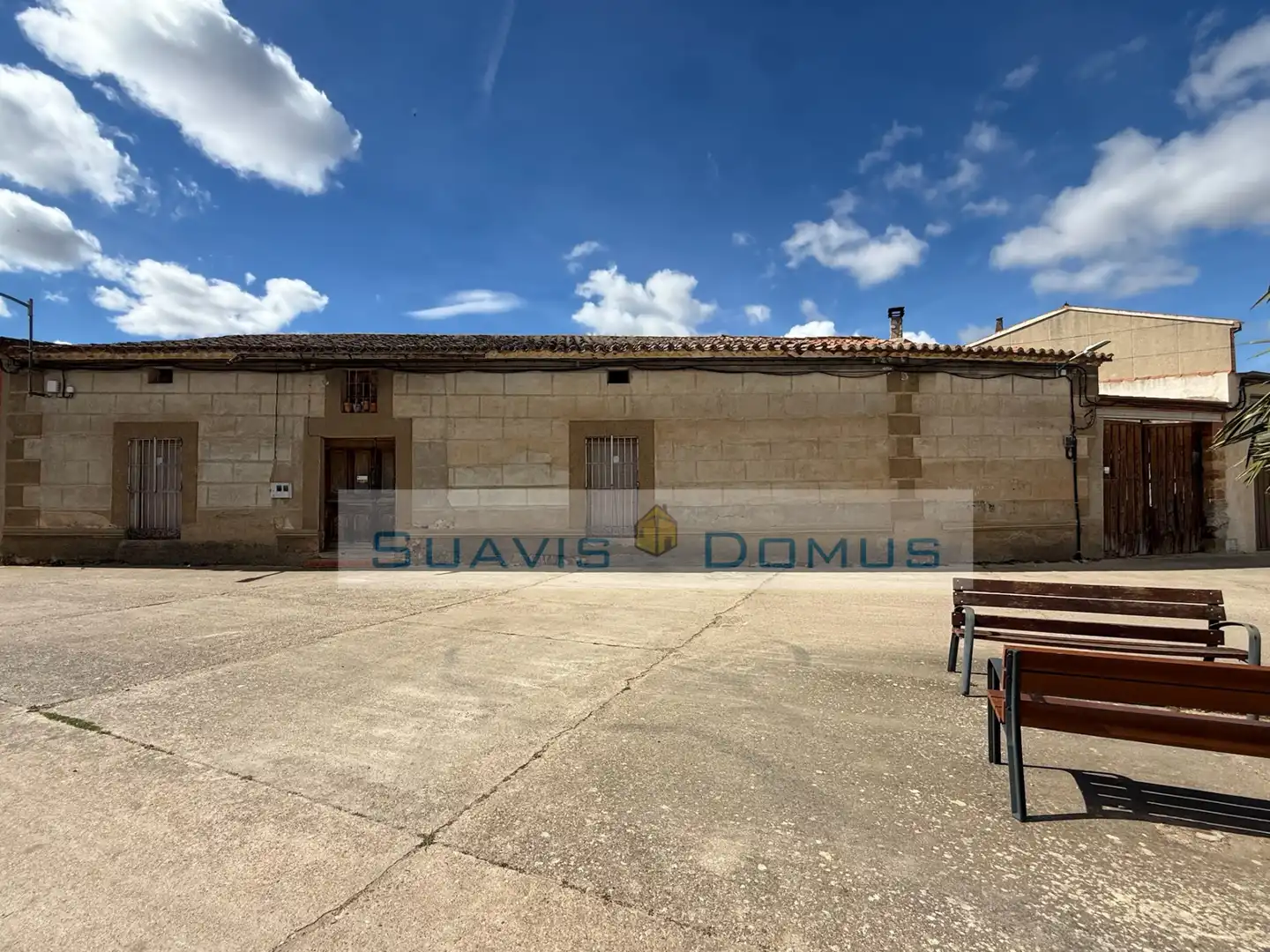 Vista exterior de Casa o chalet en venta en Cubillos con Jardín privado y Trastero