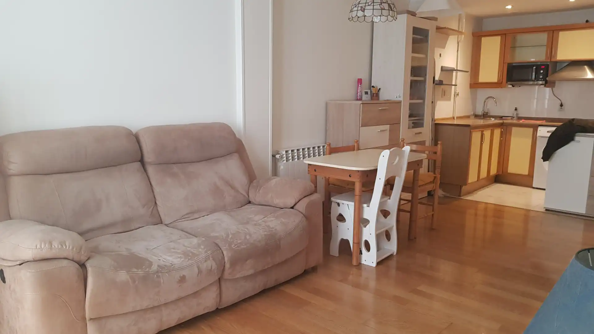 Sala d'estar de Apartament en venda en Vitoria - Gasteiz amb Calefacció, Parquet i Moblat