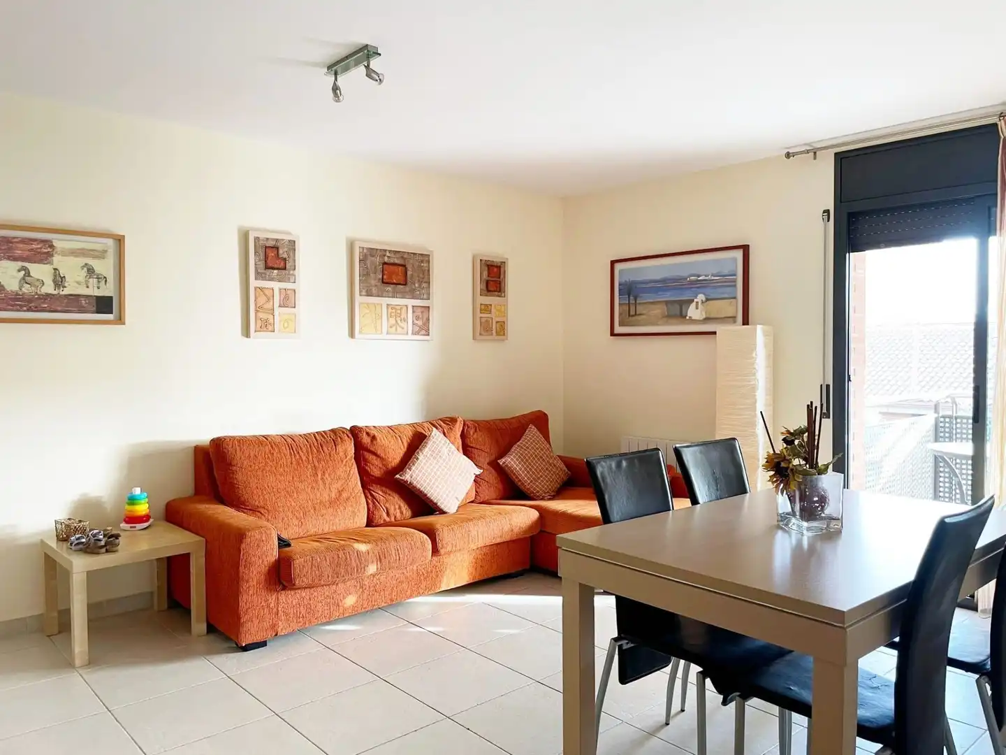 Living room of Flat for sale in Calonge i Sant Antoni  with Air Conditioner, Heating and Terrace