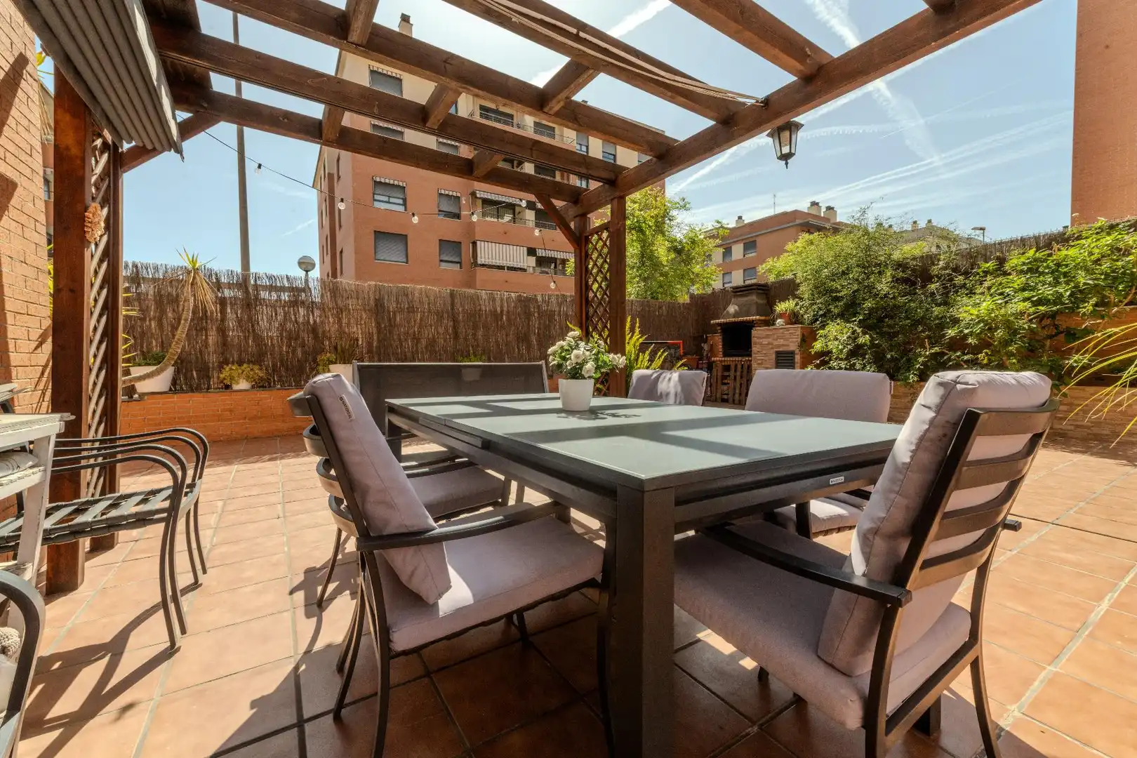 Terraza de Planta baja en venta en Sabadell con Aire acondicionado, Calefacción y Jardín privado