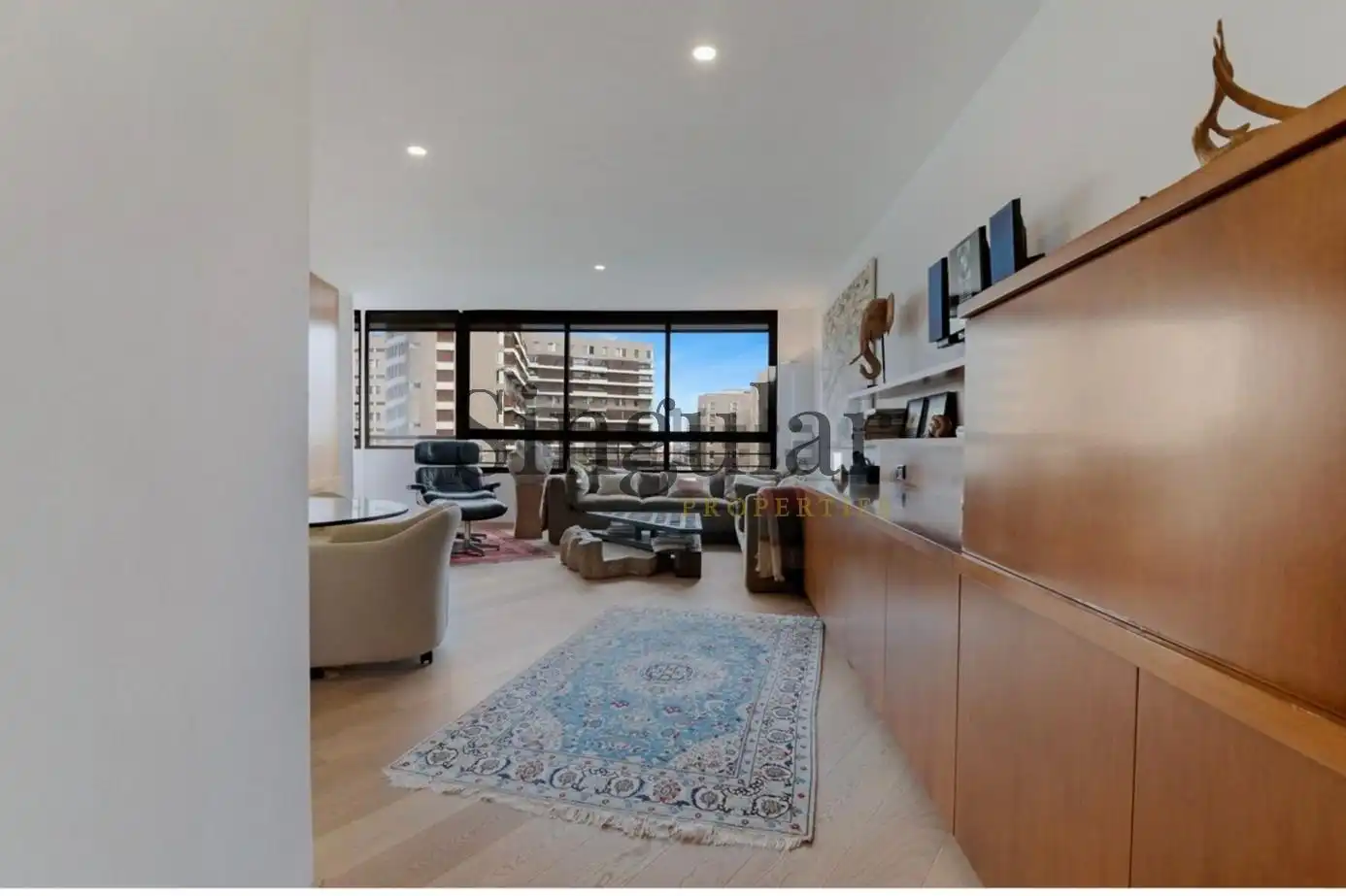 Sala de estar de Piso en venta en Sarrià - Sant Gervasi