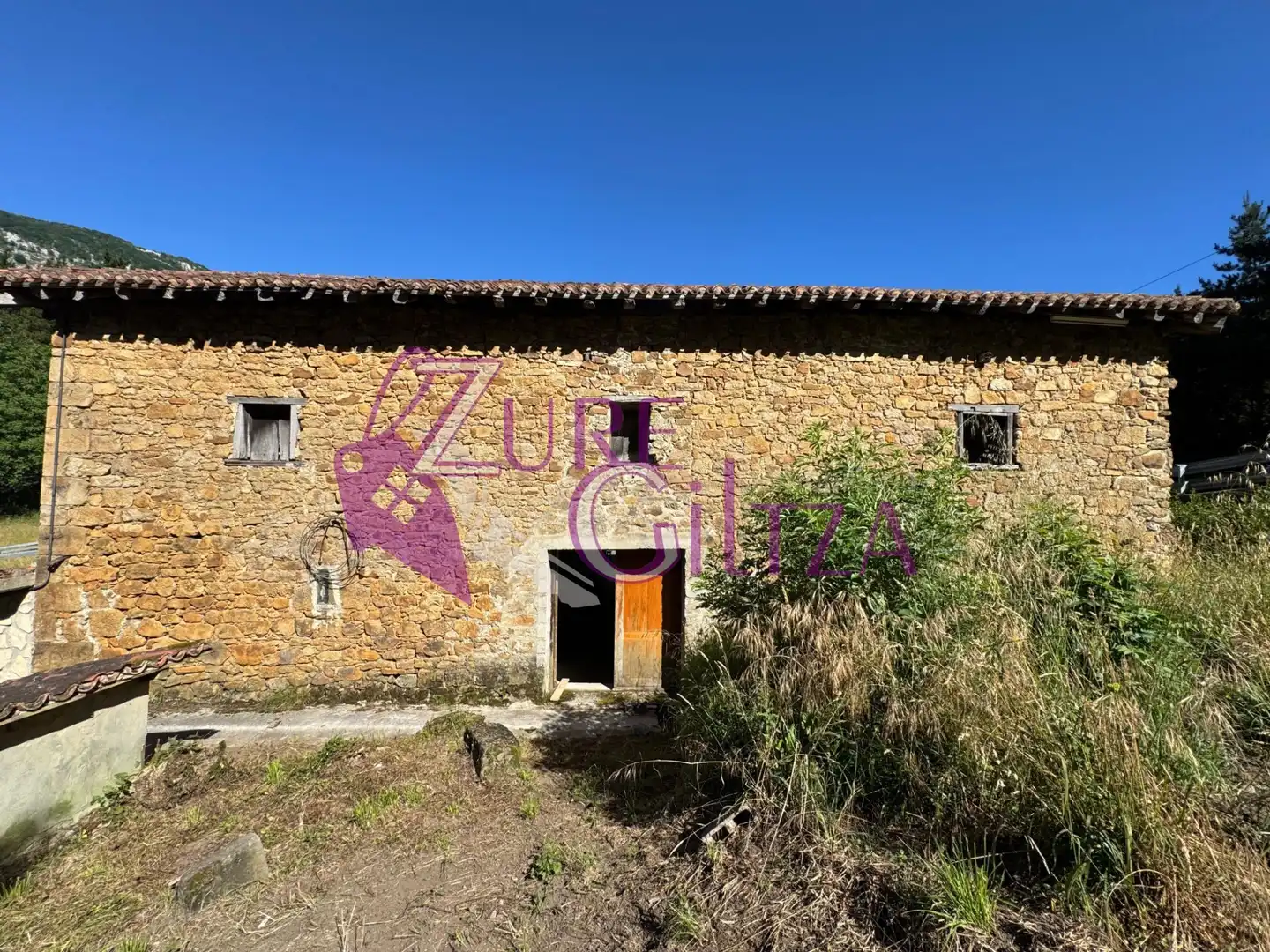 Vista exterior de Finca rústica en venta en Mañaria con Calefacción y Amueblado