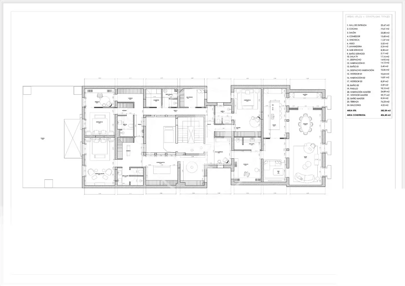 Wohnung mit Terrasse zum Verkauf in Barrio de Salamanca, imagen 63