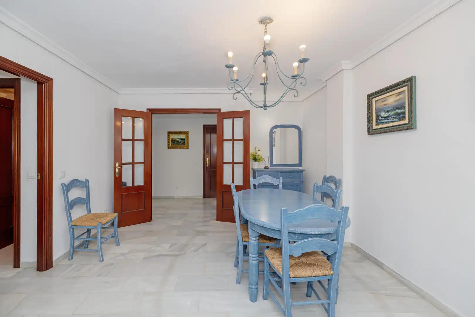 Esszimmer von Wohnung zum Verkauf in Marbella mit Klimaanlage und Gemeinschaftspool