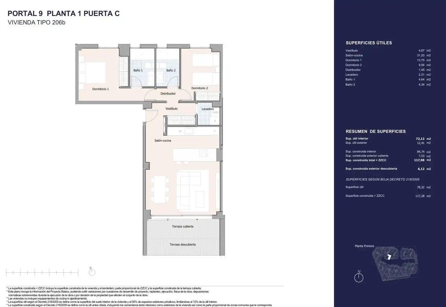 Apartment mit Terrasse zum Verkauf in Calle Yedras, imagen 13