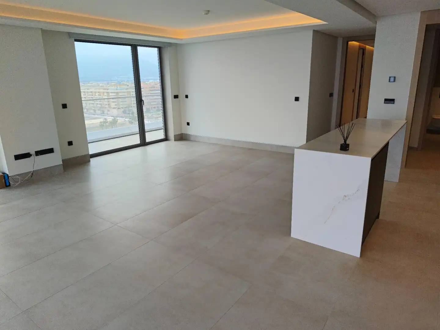 Wohnzimmer von Wohnung zur Miete in Málaga mit Klimaanlage, Heizung und Terrasse