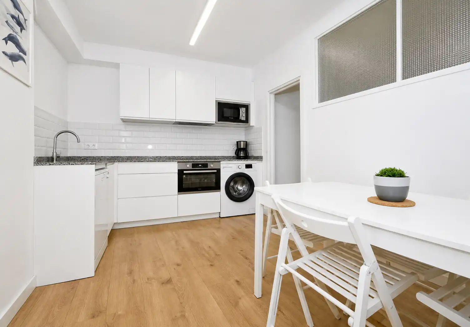 Cocina de Piso de alquiler en Santander con Calefacción, Terraza y Amueblado