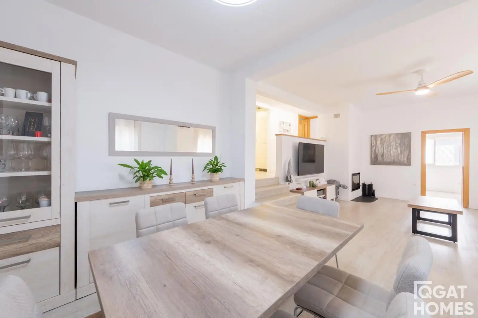 Sala d'estar de Casa o xalet en venda en Sant Cugat del Vallès amb Aire condicionat, Calefacció i Terrassa