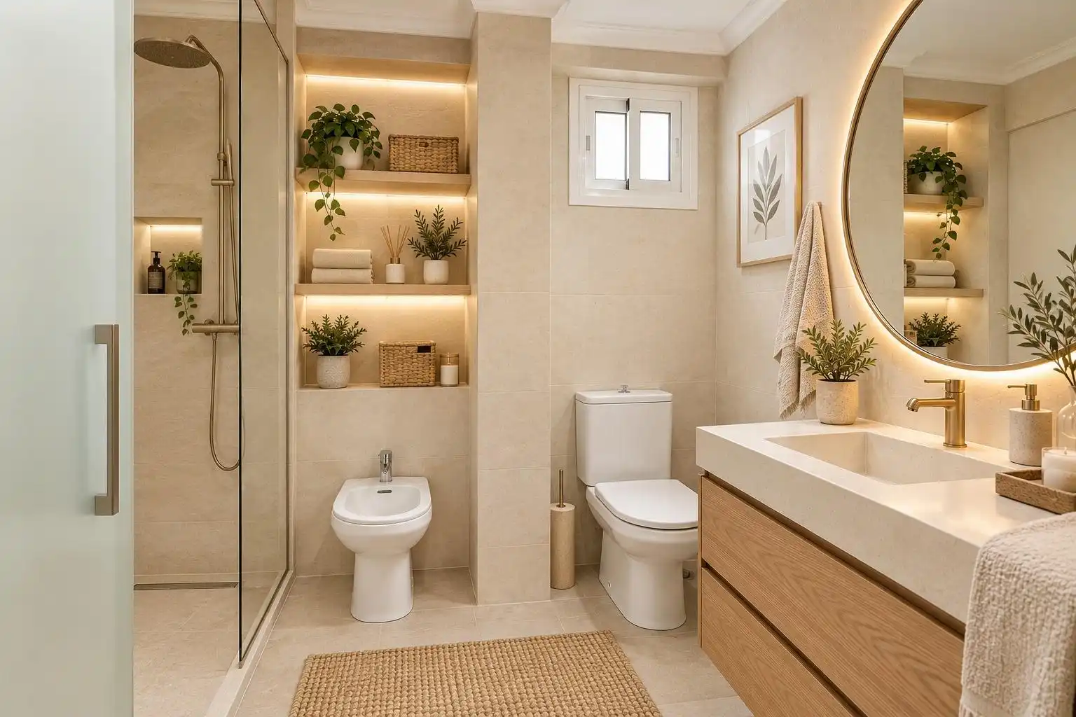 Baño de Apartamento en venta en Estepona con Aire acondicionado, Calefacción y Terraza