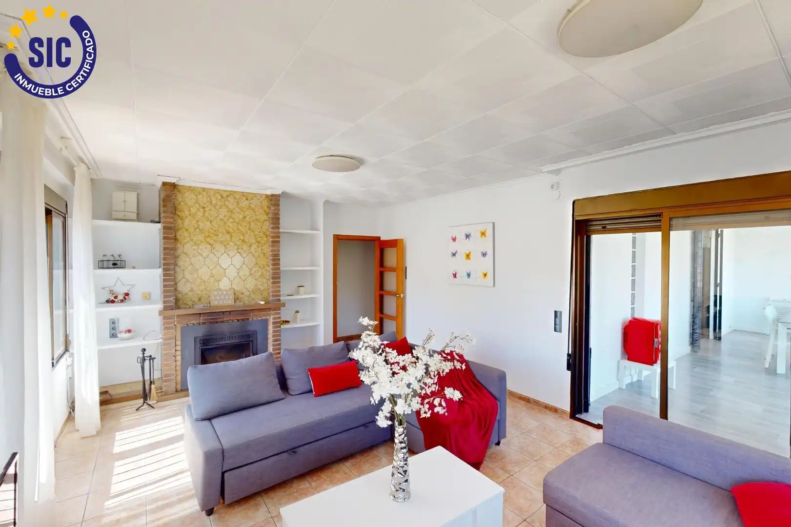 Sala de estar de Casa o chalet en venta en Benicasim / Benicàssim con Aire acondicionado, Jardín privado y Terraza