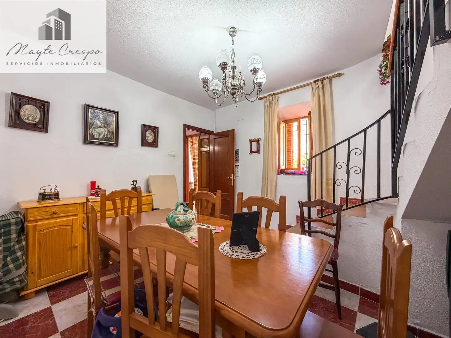 Dining room of Houses for sale in Pinos Genil  with Heating, Private garden and Terrace