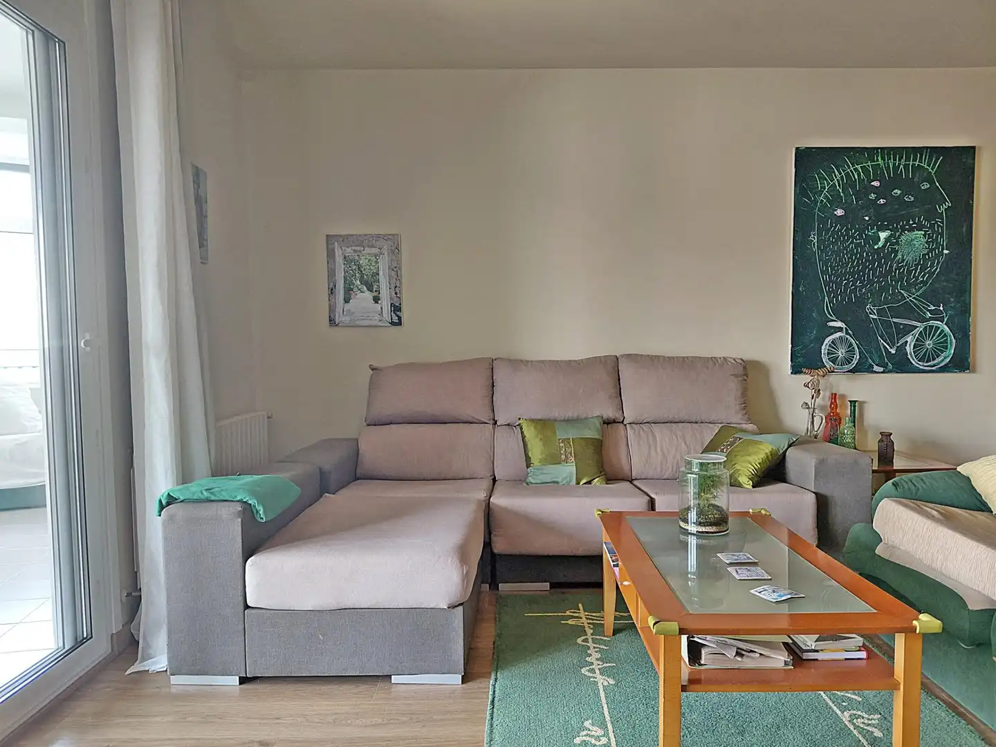 Sala d'estar de Casa o xalet en venda en Cambados amb Calefacció, Jardí privat i Terrassa