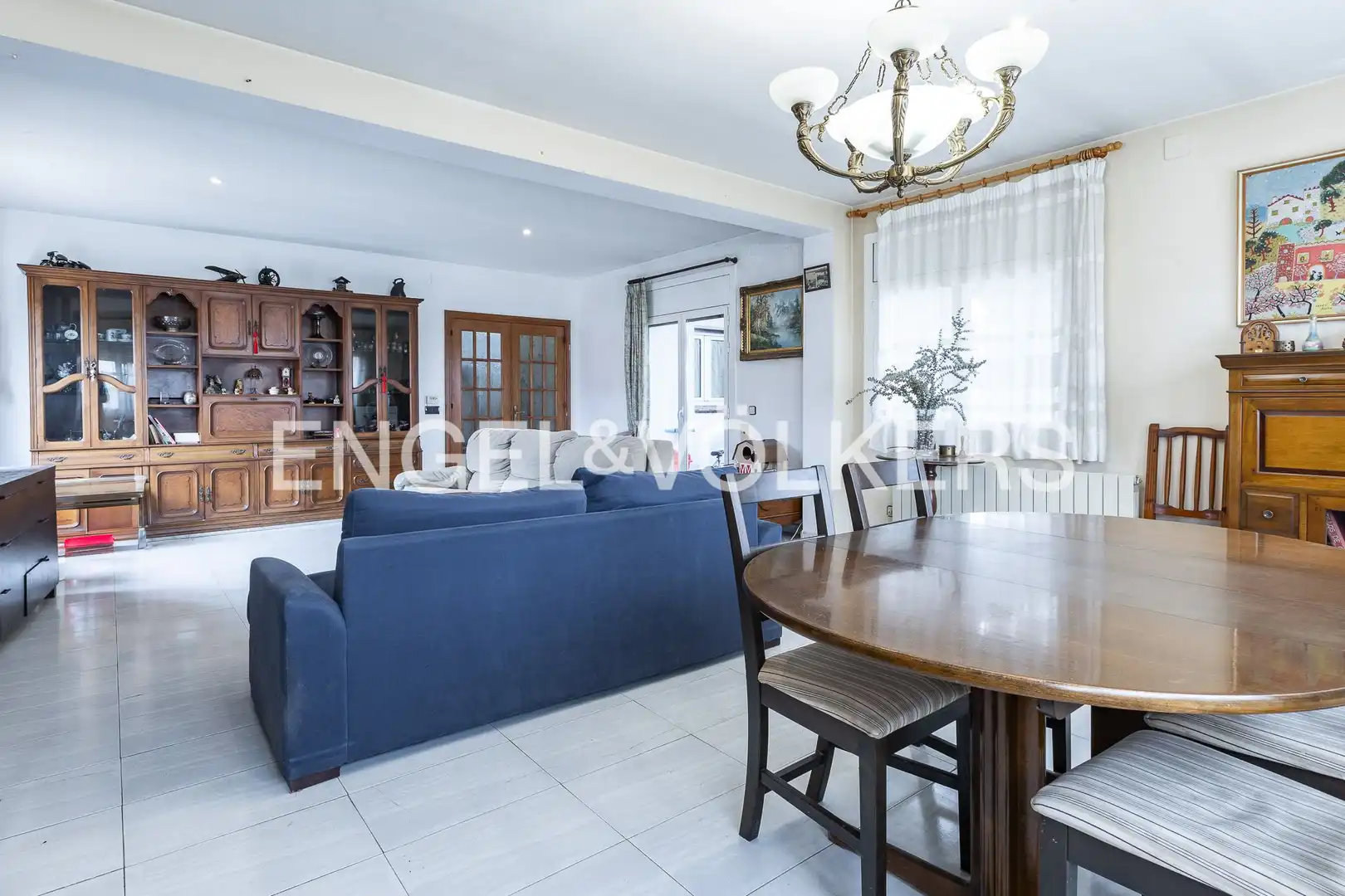 Sala de estar de Casa o chalet en venta en Vilassar de Dalt con Aire acondicionado, Calefacción y Jardín privado