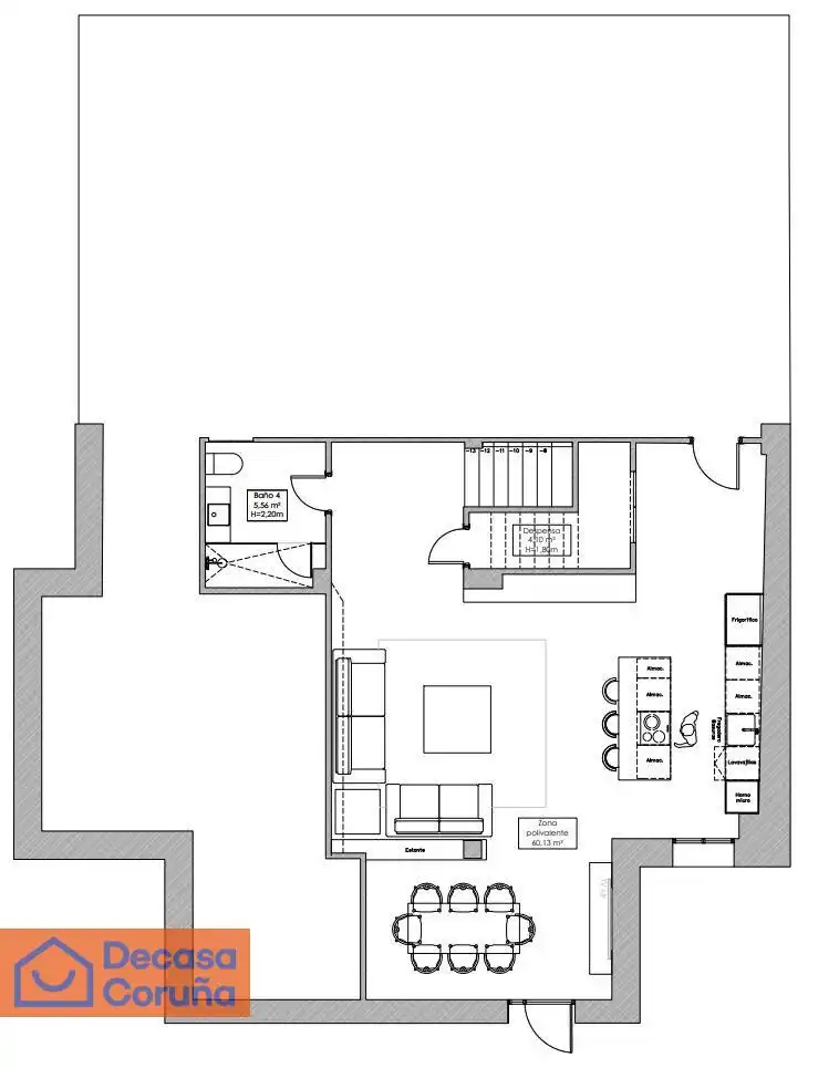 Houses for sale in A Coruña Capital   with Heating, Private garden and Terrace